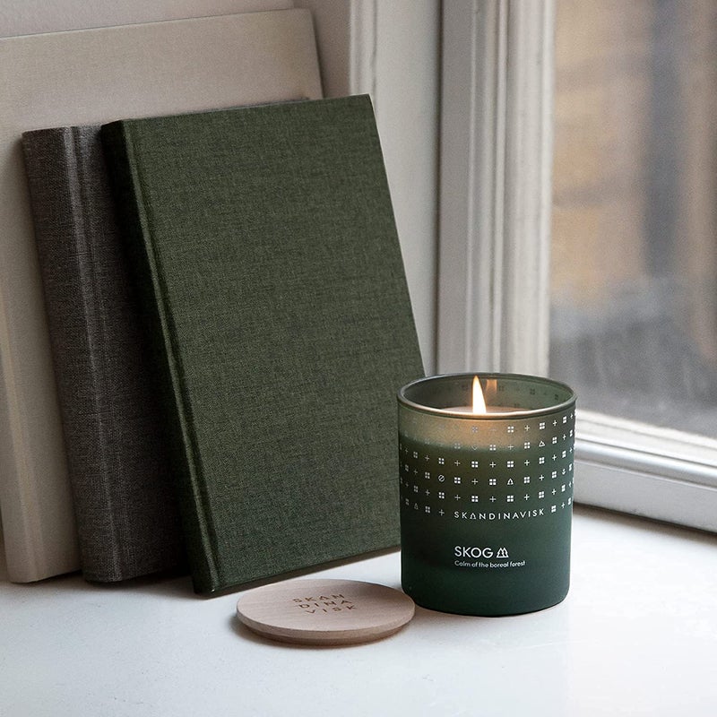 Skandinavisk Skog 'Forest' Mini Scented Candle. Fragrance Notes: Pine Needles and Fir Cones  Birch Sap and Lily of The Valley. 2.3 oz. - Image 5